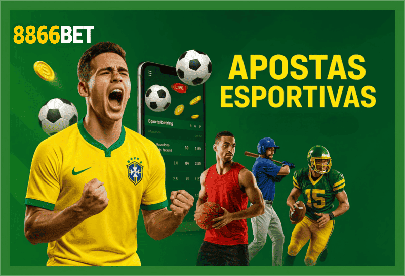 Apostas esportivas no cassino online 8866BET